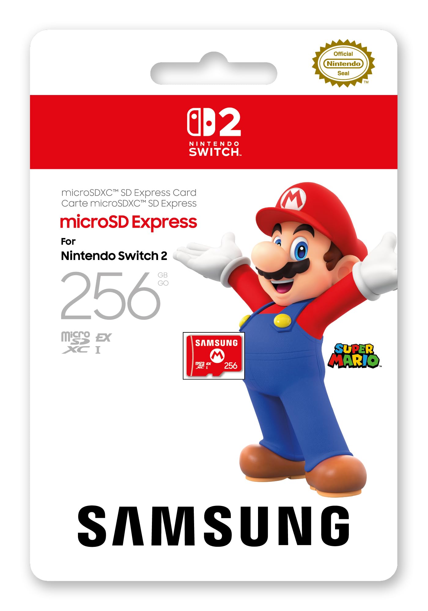 【任天堂ライセンス商品】Samsung microSD Express Card 256GB for Nintendo Switch 2(サムスン マイクロSDエクスプレスカード 256GB)
