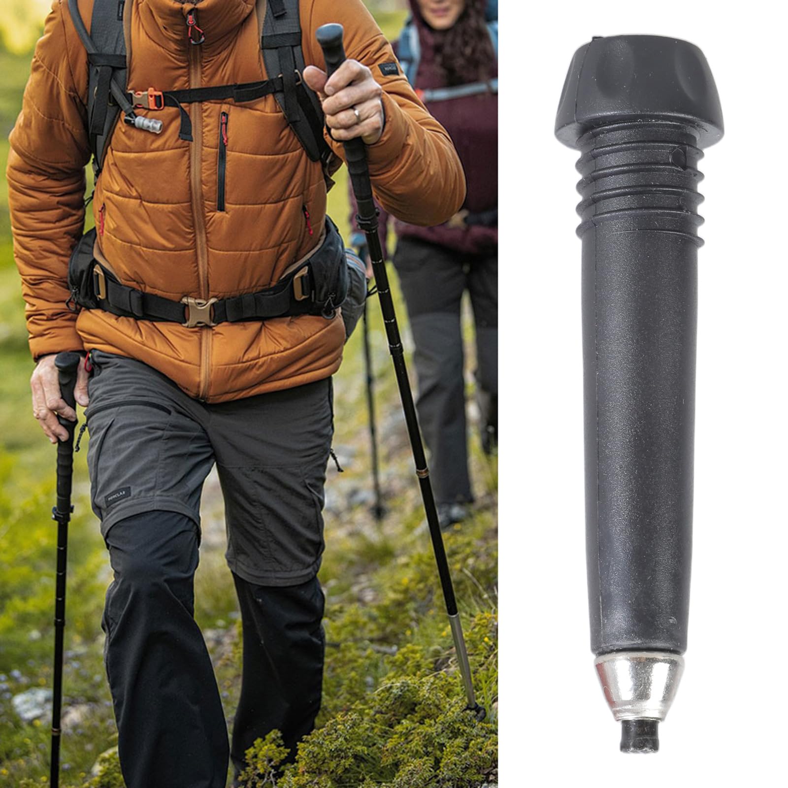 Amazon | 4 個トレッキングポール先端ウォーキングハイキング