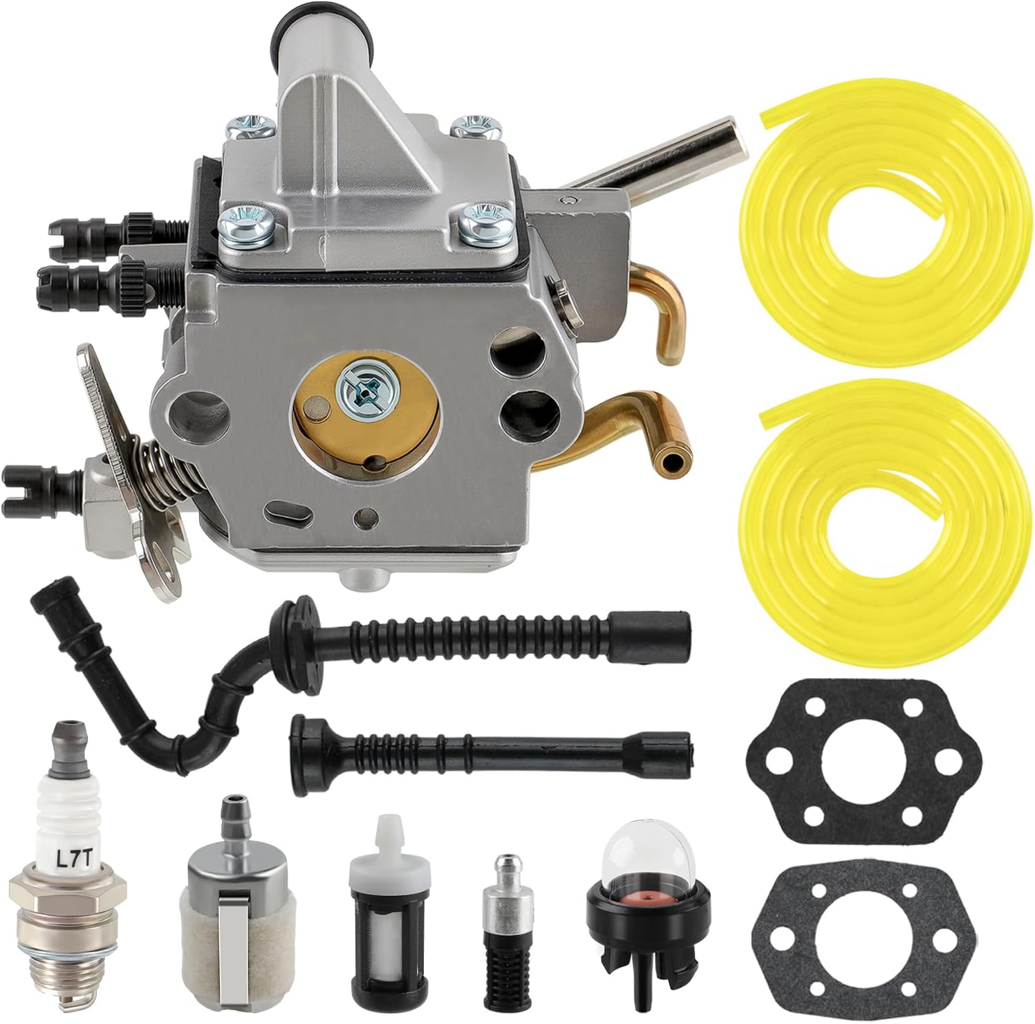 CarbhubC1Q-S258 Carburetor for Stihl MS192 MS192T MS192TC Chainsaw Carb Replace Zama C1Q-S258 1137-120-0650 with Fuel Line Filter Spark plug Tune-up Kits