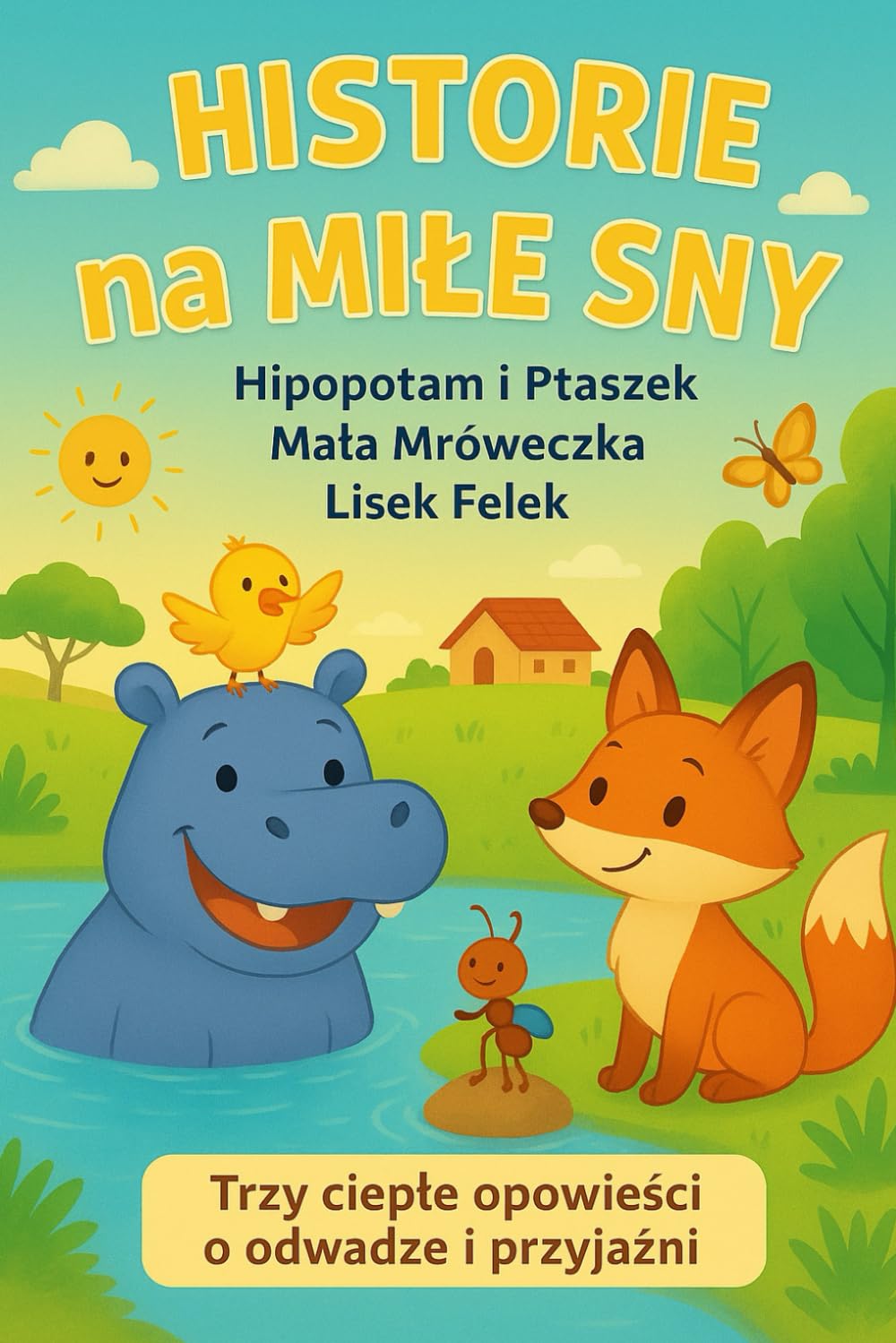 Historie Na Miłe Sny - Hipopotam i Ptaszek, Mała Mróweczka, Lisek Felek: Trzy Ciepłe Opowieści o Odwadze i Przyjaźni