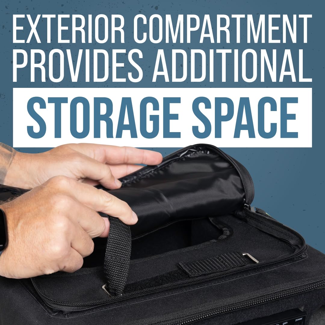 Gator Shure by, Borsa imbottita per sistema wireless per un singolo sistema microfonico wireless; (SH-WSYS-BAG)