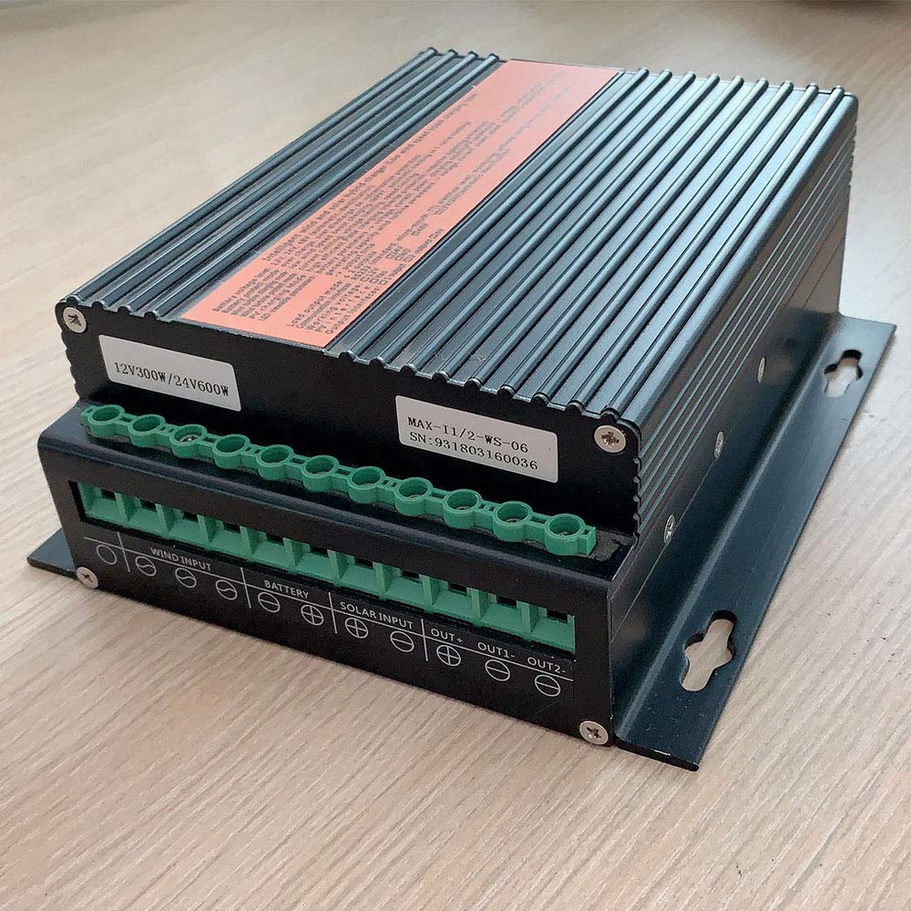 MPPT Hybrydowy regulator ładowania wiatrowego i słonecznego 12 V/24 V Auto 48 V 100 W-600 W do turbiny wiatrowej i paneli słonecznych z oprogramowaniem