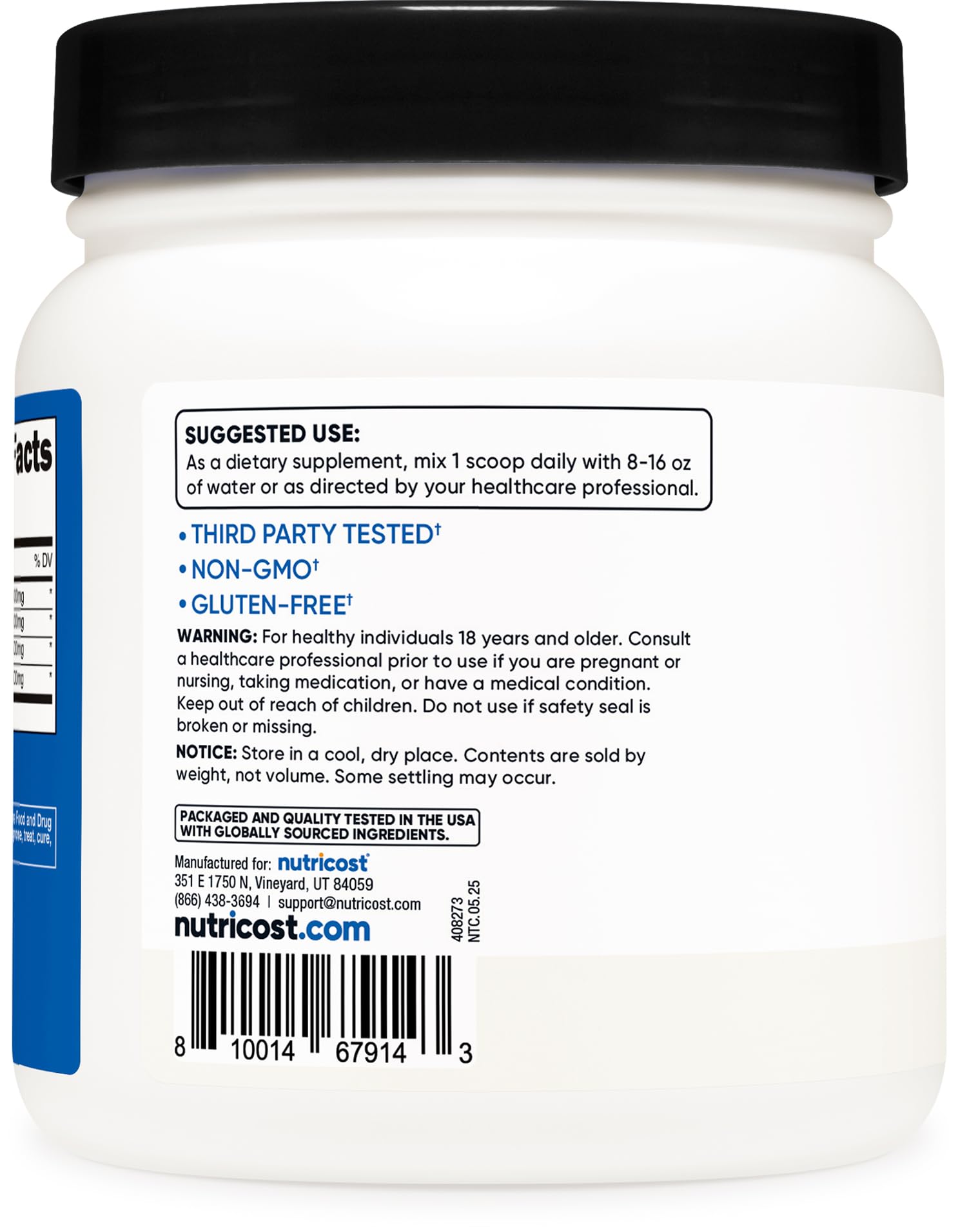 Nutricost BCAA Powder 2:1:1 (90 Servings, No Flavor Added) - Branched Chain Amino Acids — Amazon image 4