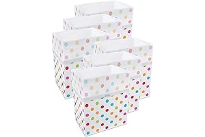 Polka Dot Disposable Trash Cans: Perfect for Parties and More