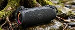 TAZATA Portable Loud Bluetooth Speaker, 60W Large Subwoofer Wireless Bluetooth 5.3 with Powerbank USB Charge Out,Waterproof IPX7,Rugged Outdoor Boombox for Party,Beach,Golf Life,Pool, Shower,Bike Use | Dass, BT5.3, IPX7 Waterproof, Floatable, RGB Lig