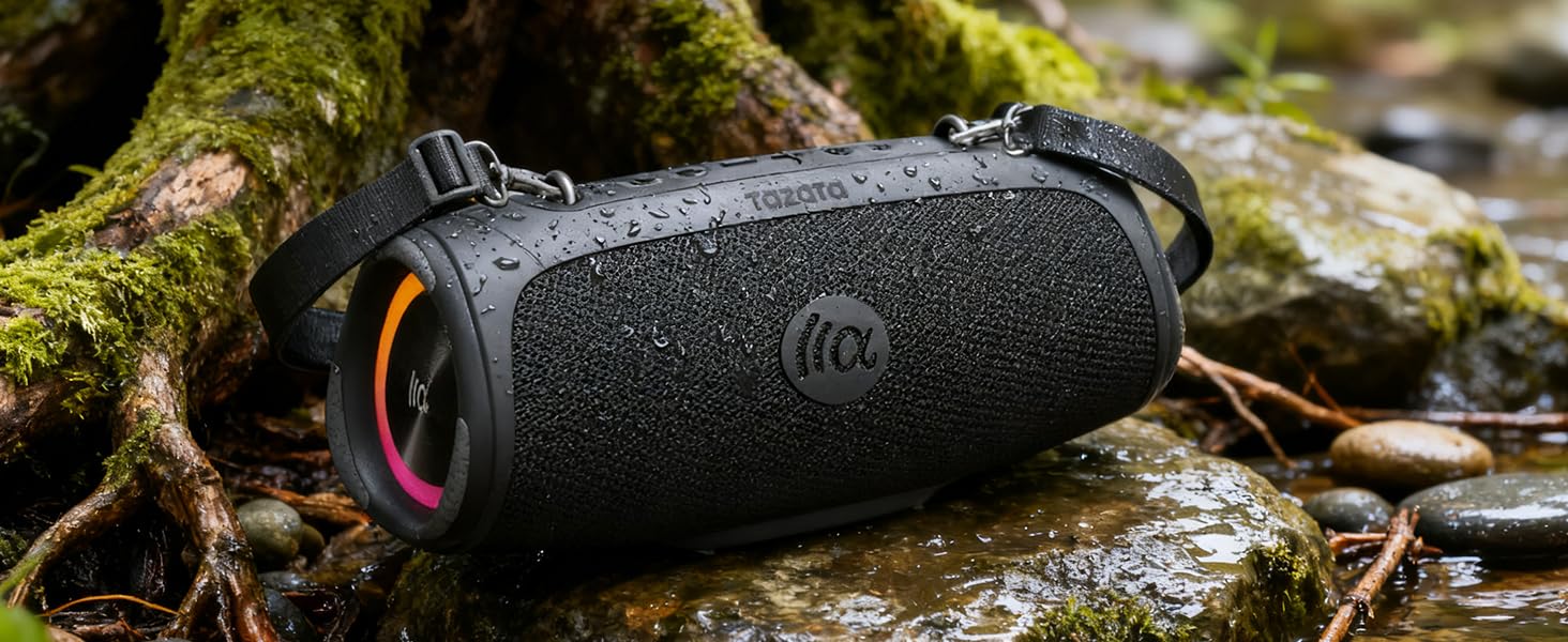 Portable Loud Bluetooth Speaker, 60W Large Subwoofer Wireless Bluetooth 5.3 with Powerbank USB Charge Out,Waterproof IPX7,Rugged Outdoor Boombox for Party,Beach,Golf Life,Pool, Shower,Bike Use