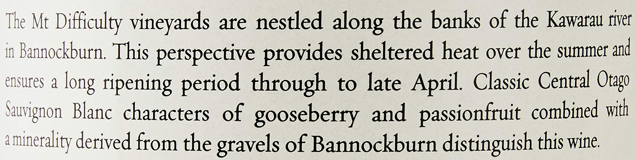 Amazon.co.jp: 【パッションフルーツの味わい】マウント・ディフィカルティ・ワインズ バノックバーン ソーヴィニヨン・ブラン [ 白ワイン  辛口 ニュージーランド 750ml ] : 食品・飲料・お酒