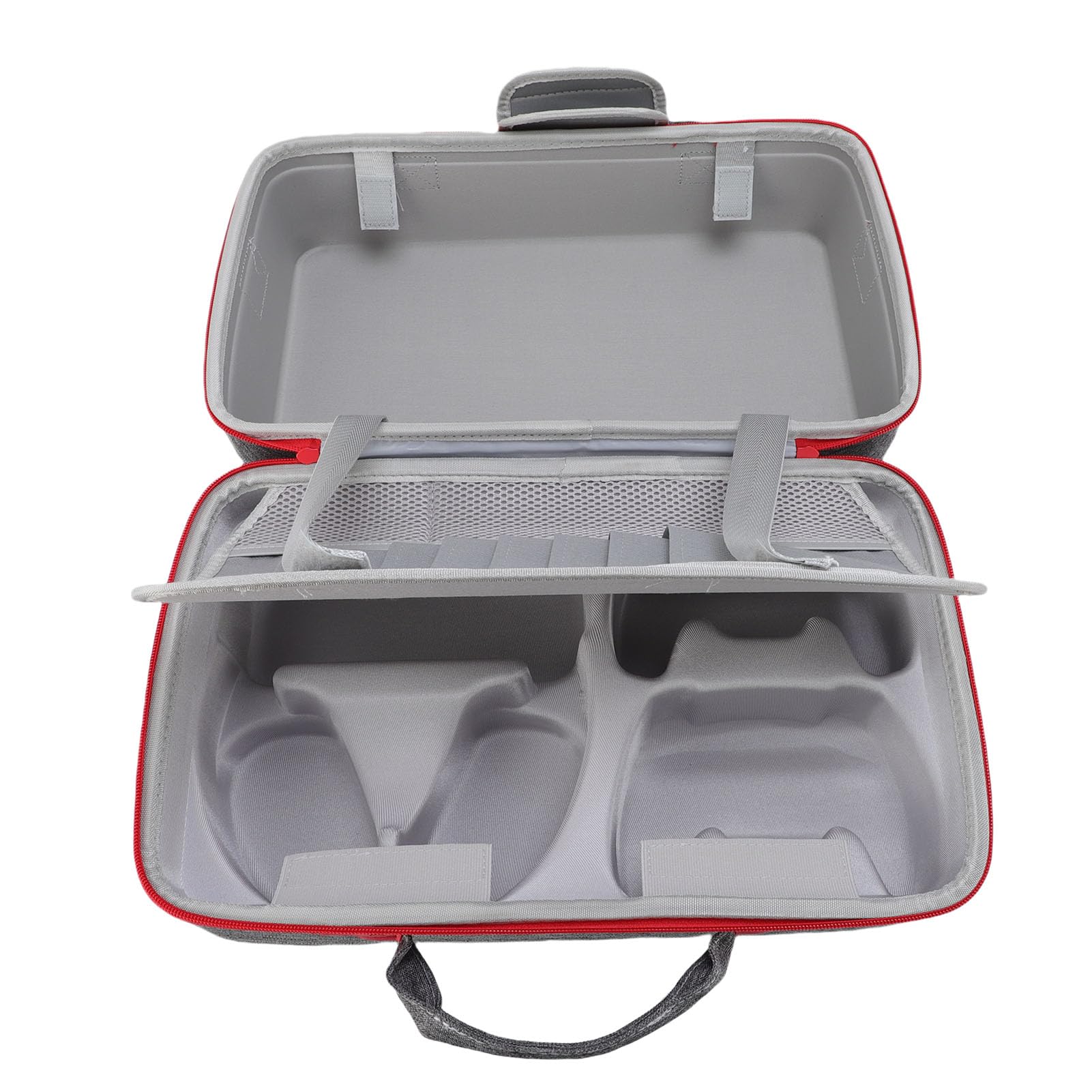 Fockety Custodia Rigida da Trasporto per SLIM, Borsa da Viaggio per Console Antiscivolo di Grande capacità con Tracolla Regolabile Custodia Protettiva Rigida in EVA a Due Livelli per Console di