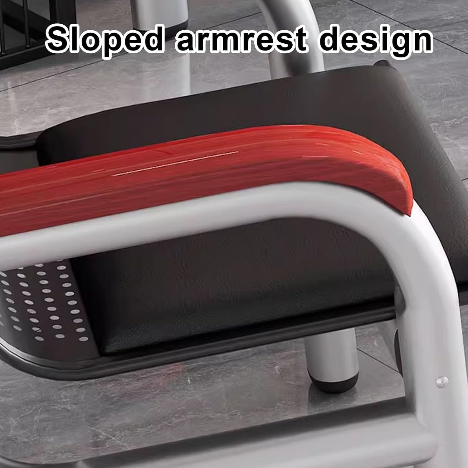 DYUNCZ 待合室のベンチ ロビーチェア 木製アームレスト付き PUレザー製レセプションチェア レセプションエリア家具 空港 銀行