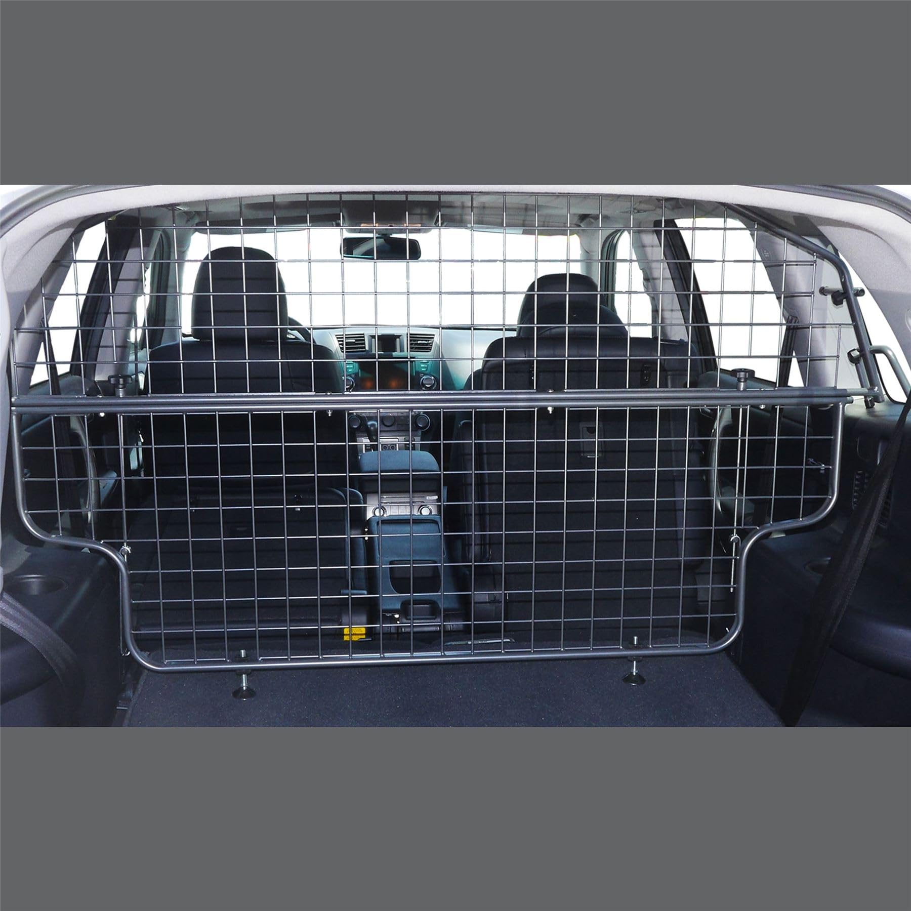 Travall Dog Guard Compatible with Toyota Highlander Crossover (2007-2013) Vehicle Specific Trunk Guard Tailored Fit Luggage Barrier Load Separator Heavy Duty Powder Coated Steel Pet Barrier