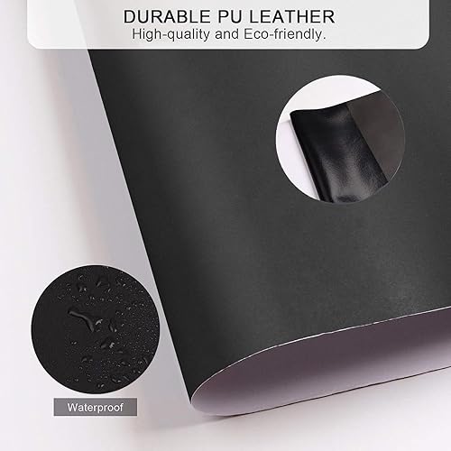 Miniatura 3 de BSZHTECH Cinta de reparación de cuero, parche de reparación de cuero autoadhesivo para sofá, muebles, sofás, asientos de automóvil, kit avanzado de