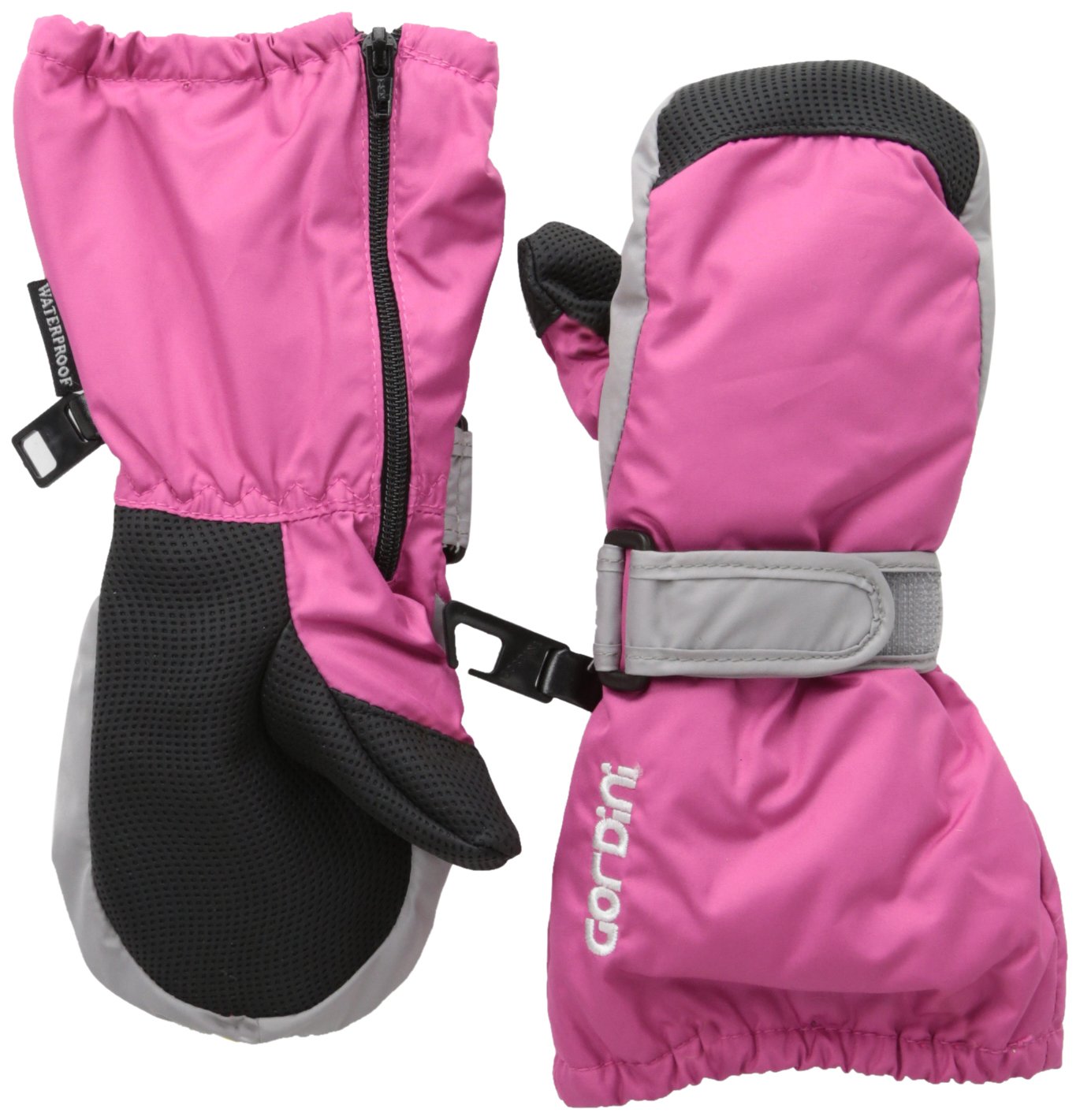 Gordini Kids & Baby Children's Easy On Waterproof Insulated Mittens, Deep Pink, Small