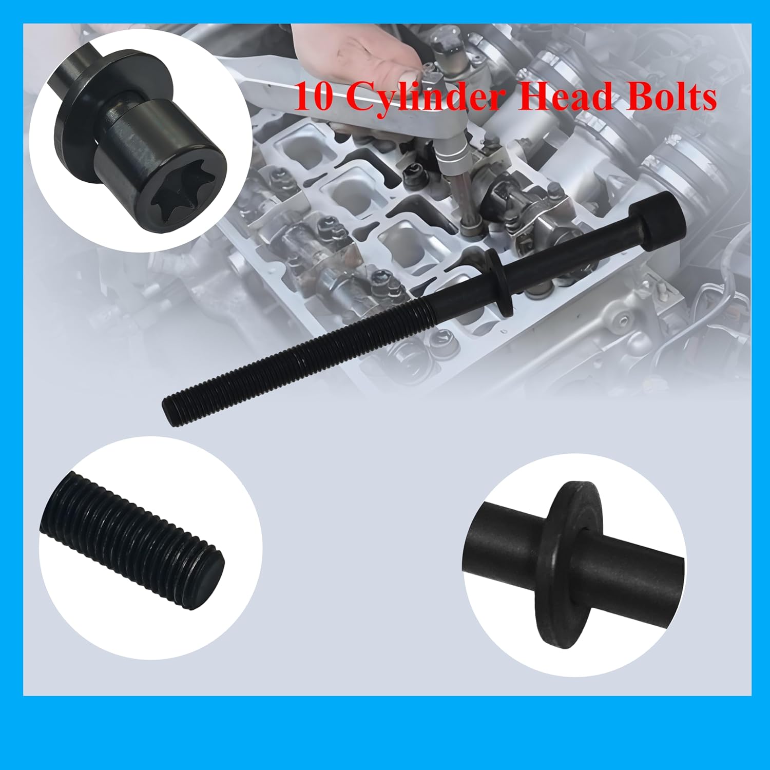 HGB1171 Cylinder Head Gasket Set & Bolts Fits Dodge Dart 2.0L/2.4L, Fiat 500X, for Jeep Cherokee, Compass, Renegade, Ram ProMaster City, Chrysler 200 2.4L 2013-2020, HS55384