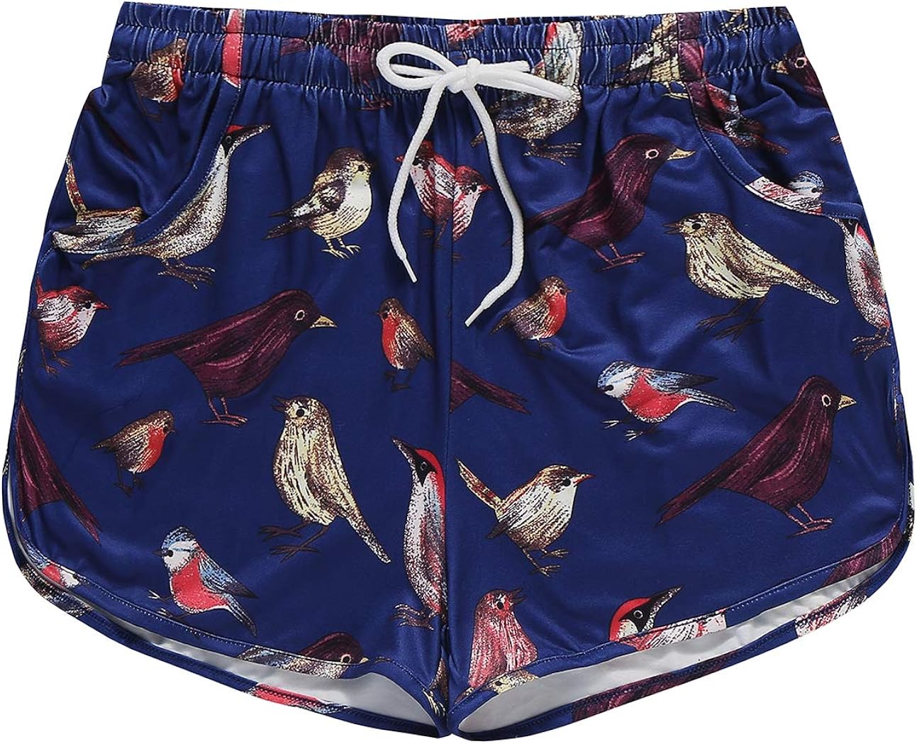 Roshop Women Summer Floral Printed Beach Shorts : Clothing, Shoes & Jewelry