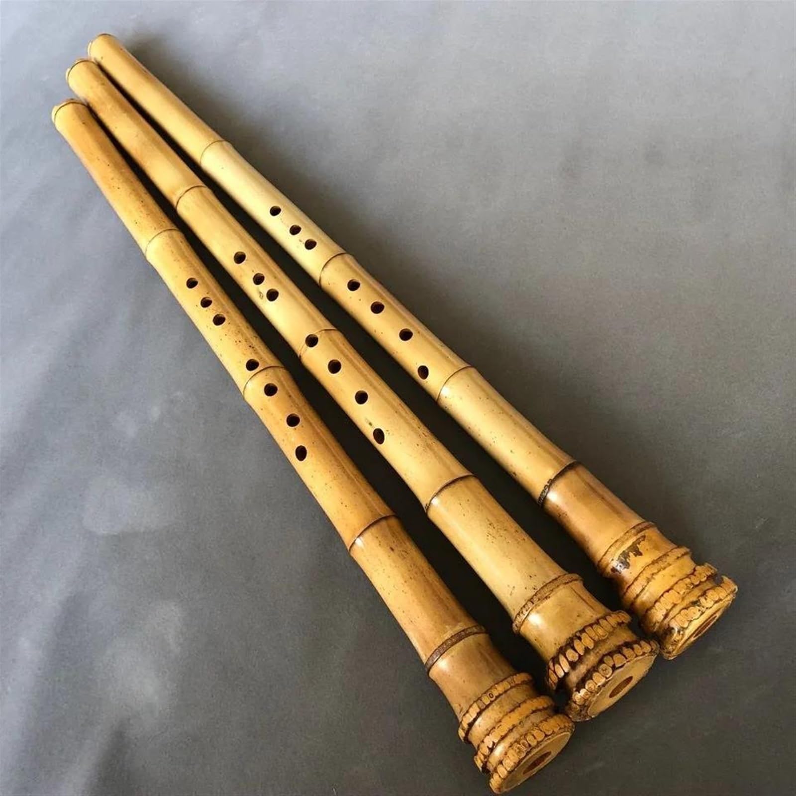 Flûte chinoise traditionnelle en bambou faite à la main à 8 trous Xiao G/F Tone Instrument de musique pour débutant Touche Fa