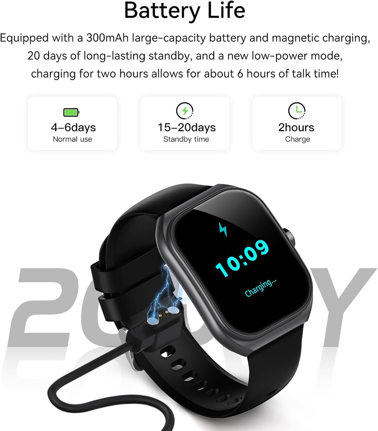 Smart Watches for Men(Answer/Make Call), 2.01" Curved Screen HD Fitness Tracker Watch with Blood Pressure/Heart Rate Monitor, SpO2, Fitness Watch for Men, Smart Watch for Android/iOS Phones (Silver)