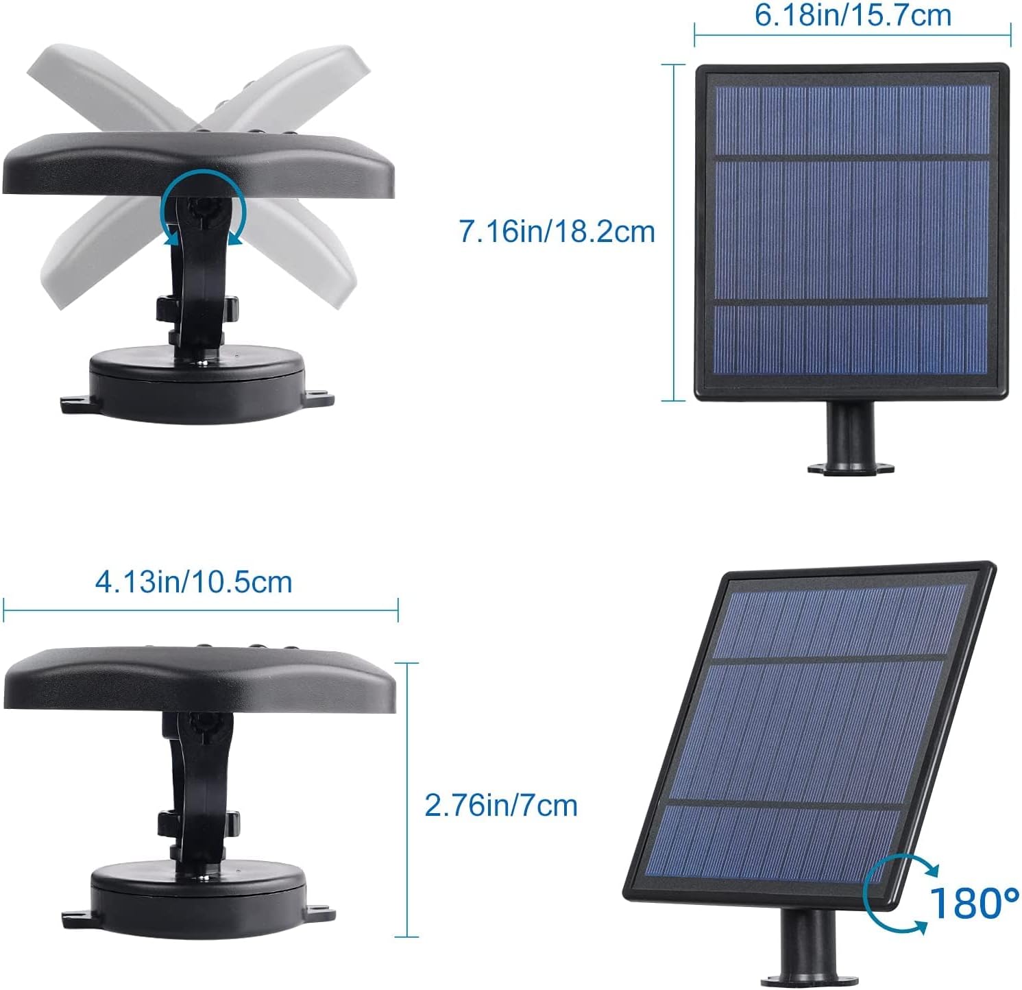 NATPOW Solar Pond Lights, RGB Landscape Spotlights Color Changing - Image 4