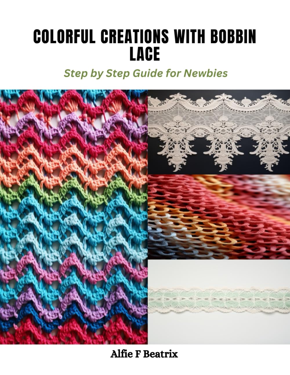 Alfie F BeatrixColorful Creations with Bobbin Lace: Step by Step Guide for Newbies