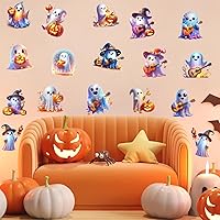 Vista 26 de Halloween Tree Branch Wall Decals Crow Black Raven Bird Wall Decals Peel and Stick Birdcage Raven Stickers Removable Black Crows Branches Halloween