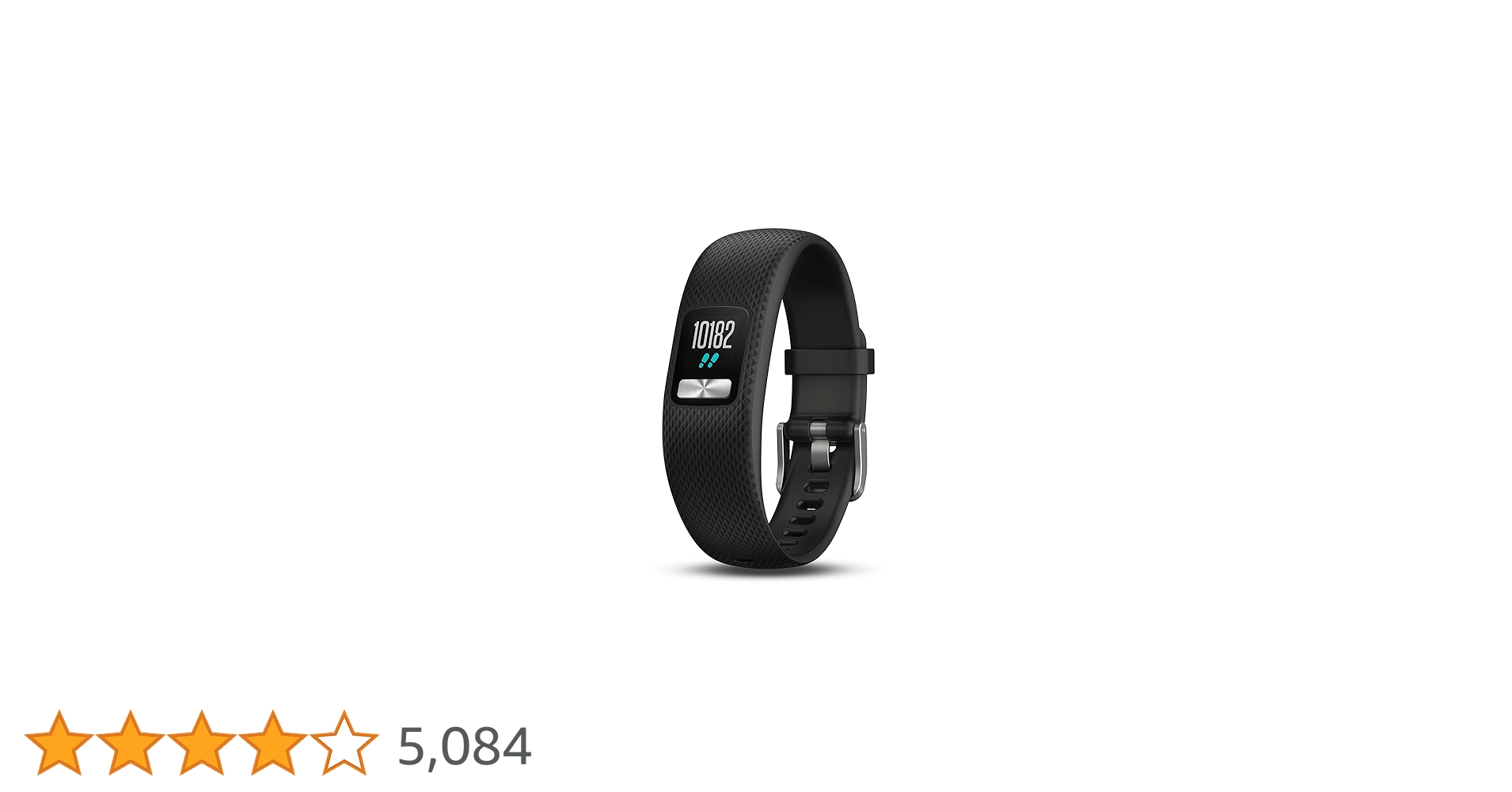 GARMIN VIVOFIT 4 ブラック Garmin 010-01847-10 Vivofit 4 Regular Fit, Black, 0.61