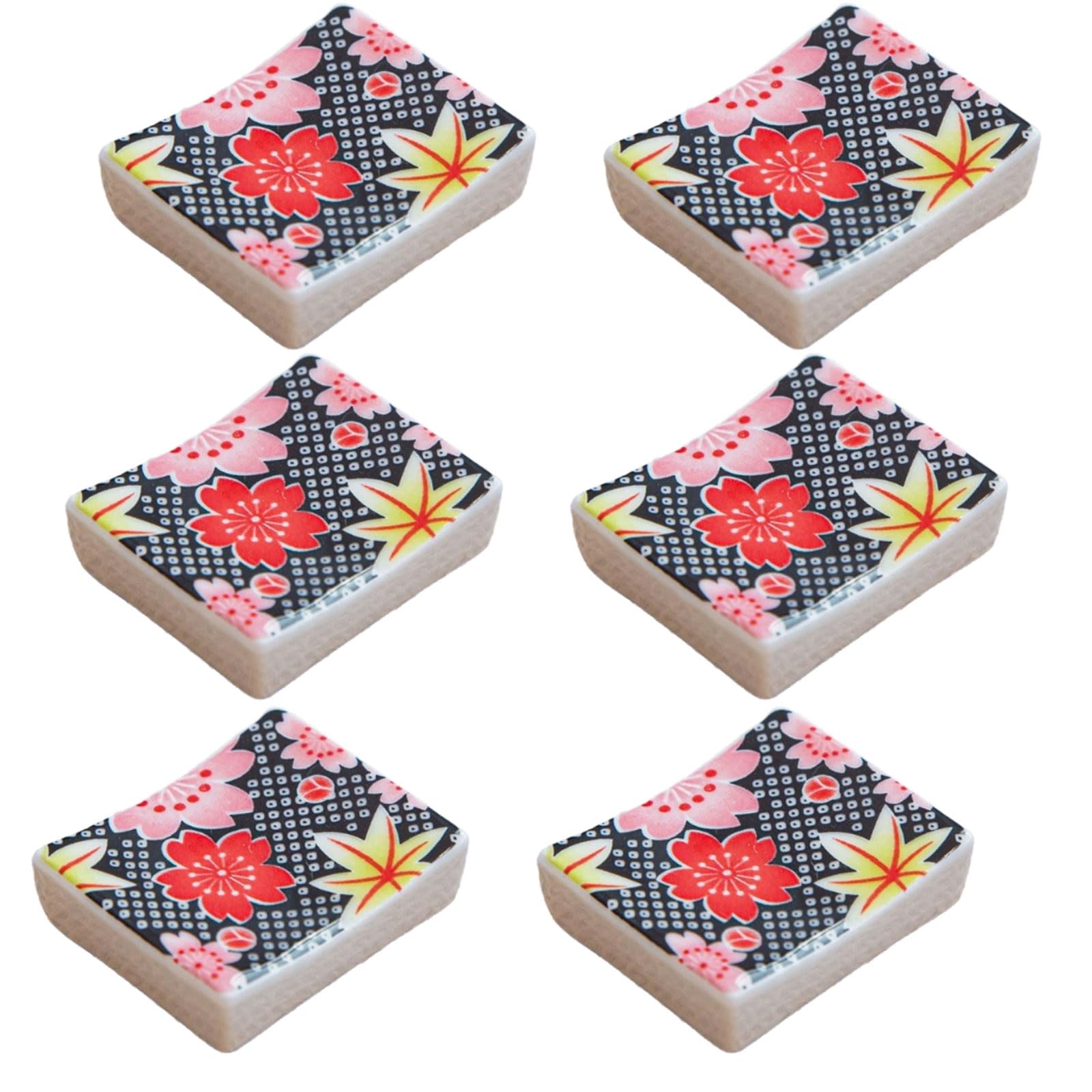 MRKU Chopstick Rest Chopsticks Holders Restaurant Square Ceramic,Japanese,Chinese Decorations,Decoration For Home Tableware,for Countertop Tableware