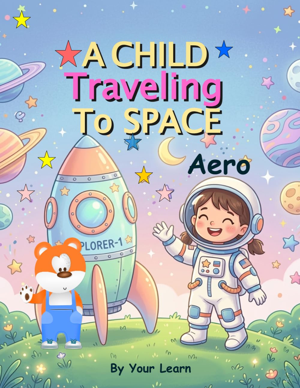 A Child Traveling to Space: A magical journey through stars and planets Explore - Learn Dream Big - Space Adventure - Story Book for Kids
