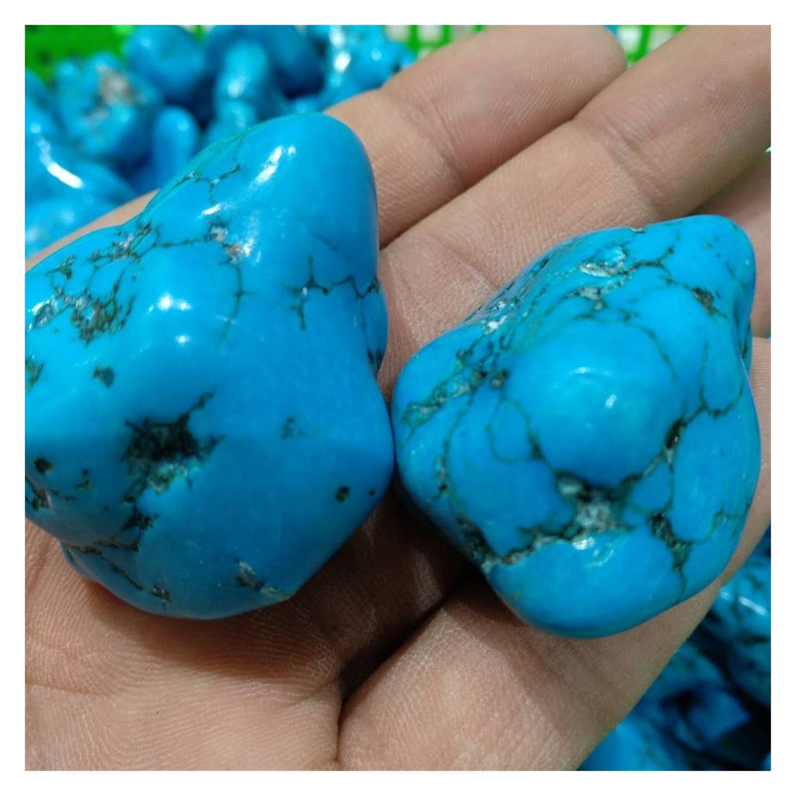 Turquoise Bleue brute pour une décoration zen et naturelle de votre salon