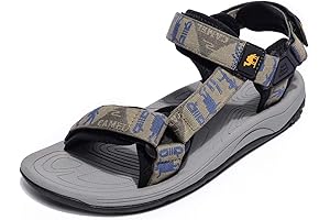 Mens Waterproof Hiking Sandals with Arch Support