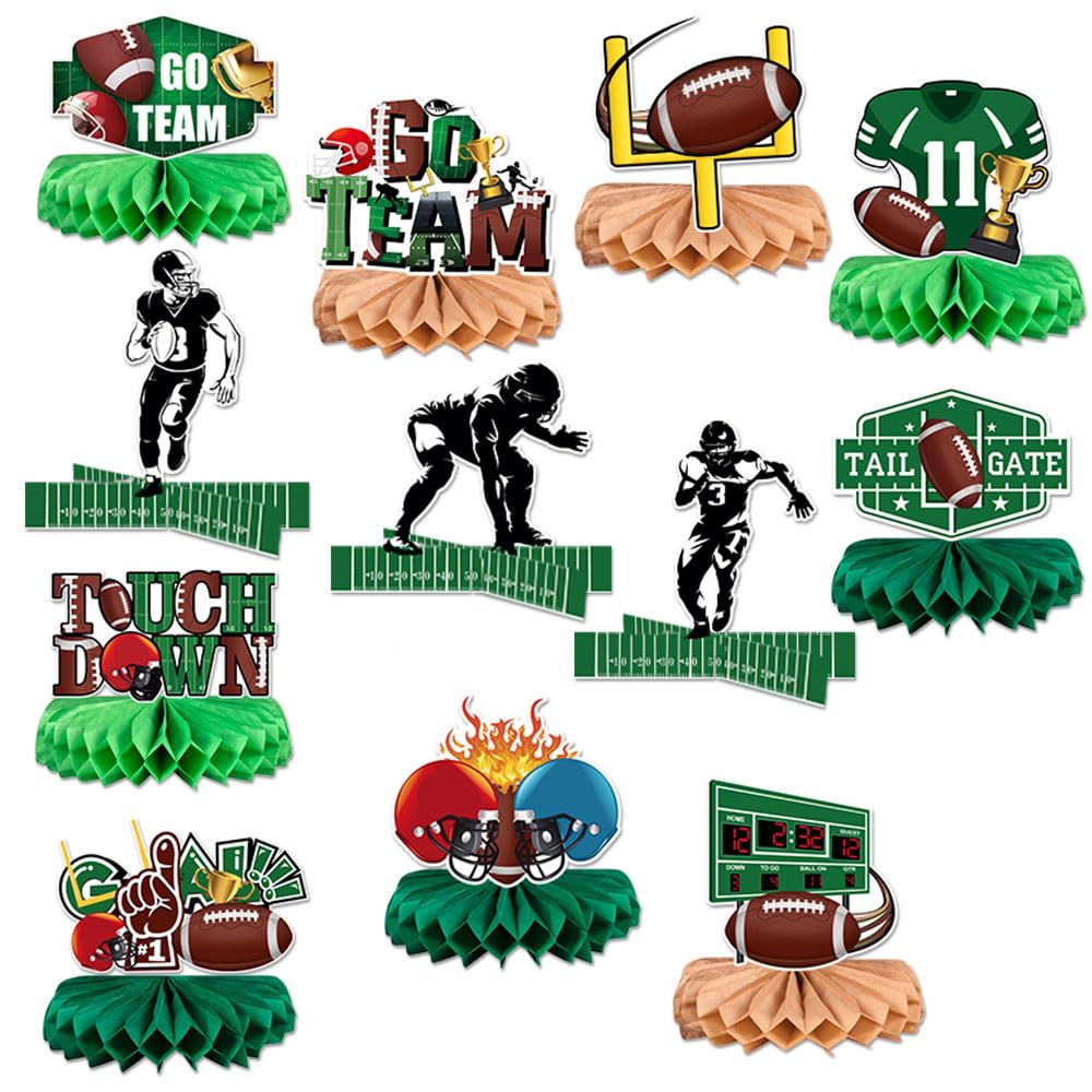 YROHGKPN 9pcs Sturdy Paper Ornament Multifunctional Football Game Decors Perfect for Any Celebration Party Decorations