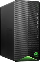 HP Pavilion Gaming Desktop PC - AMD 6 -Core Ryzen 5 5600G Processor، AMD Radeon RX5500، 8GB RAM، 256GB PCIe NVMe SSD، Win 10 Home