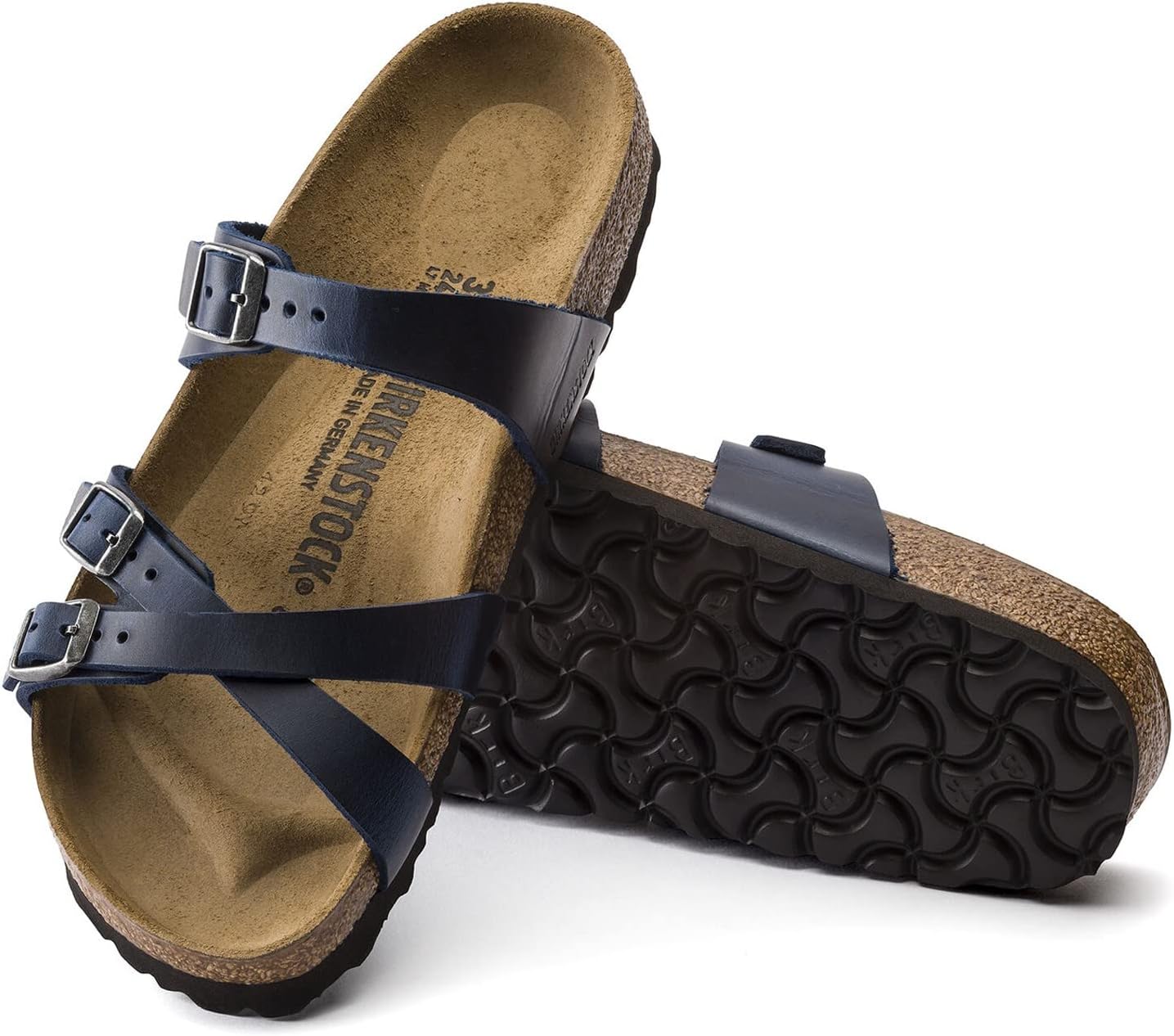 Birkenstock 1015932138 Franca Blue Oil LTR R 38 - Image 3