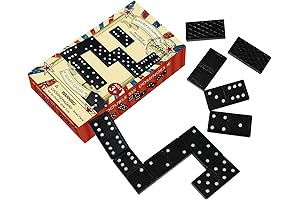 Classic Double Six Kids Dominoes Game Set