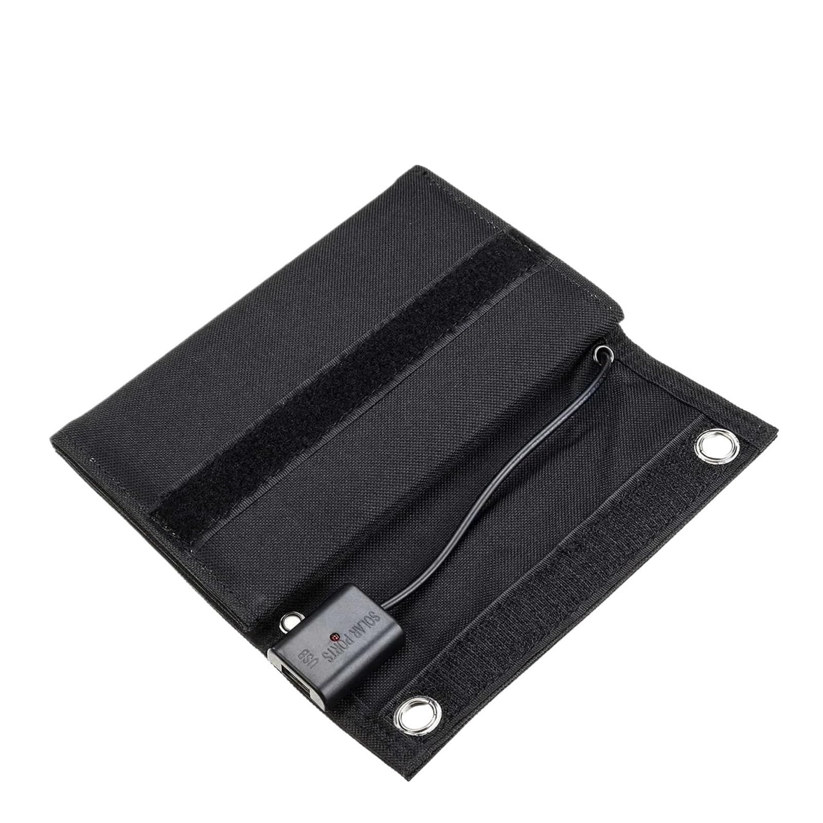 Panel Solar Plegable For Acampar Al Aire Libre Y Caminar