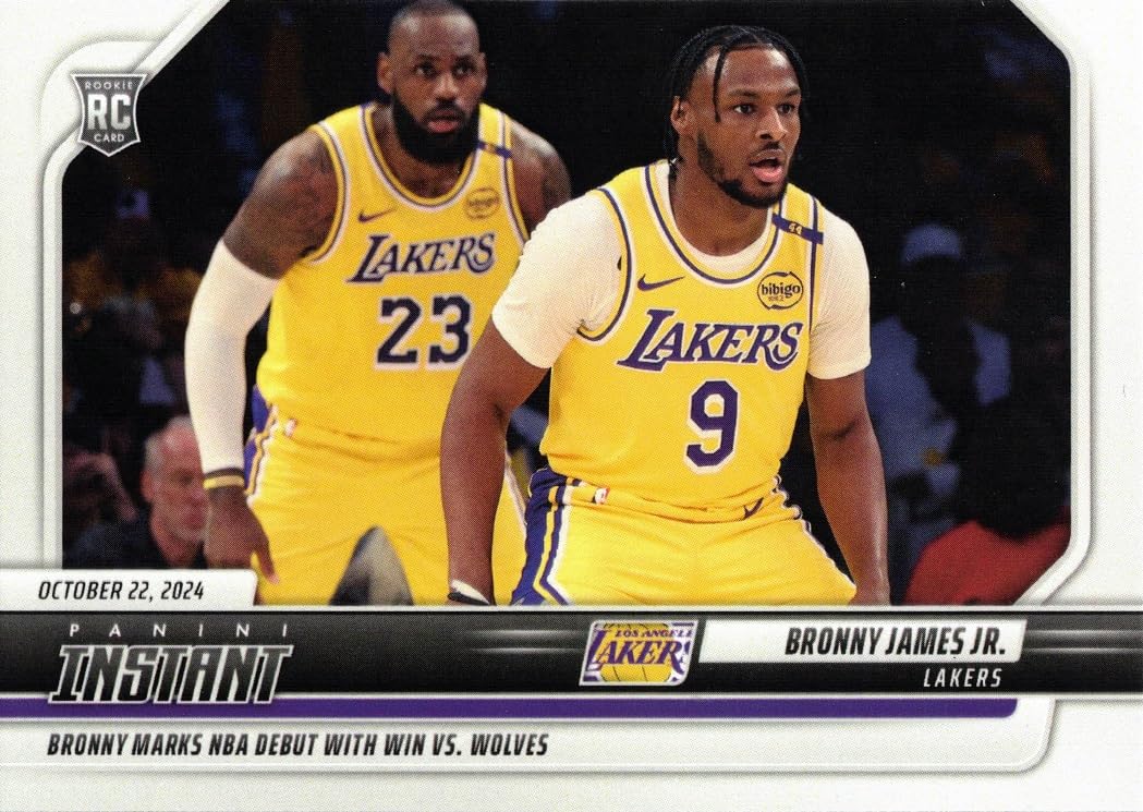 Amazon.com: 2024-25 Panini Instant Basketball #25 Bronny