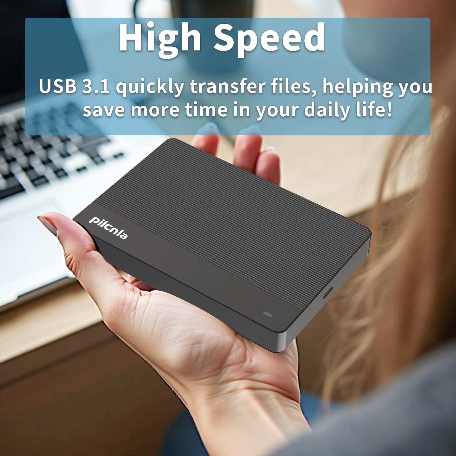 Ultra Slim Portable External Hard Drive USB3.0 HDD Storage 1TB for Xbox One X/S, Xbox 360, PS4, PC, Desktop, Laptop, MacBook, Chromebook - 5