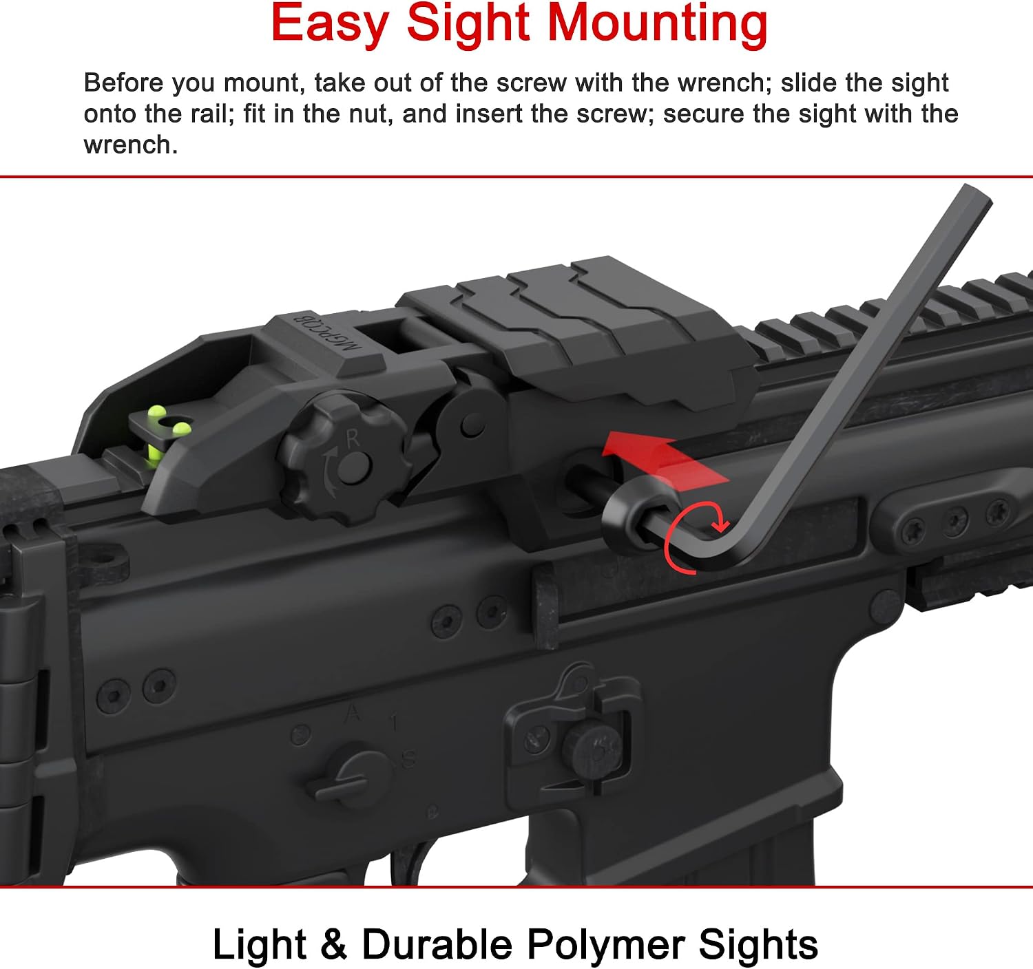 RTMGOB Backup Sights Set