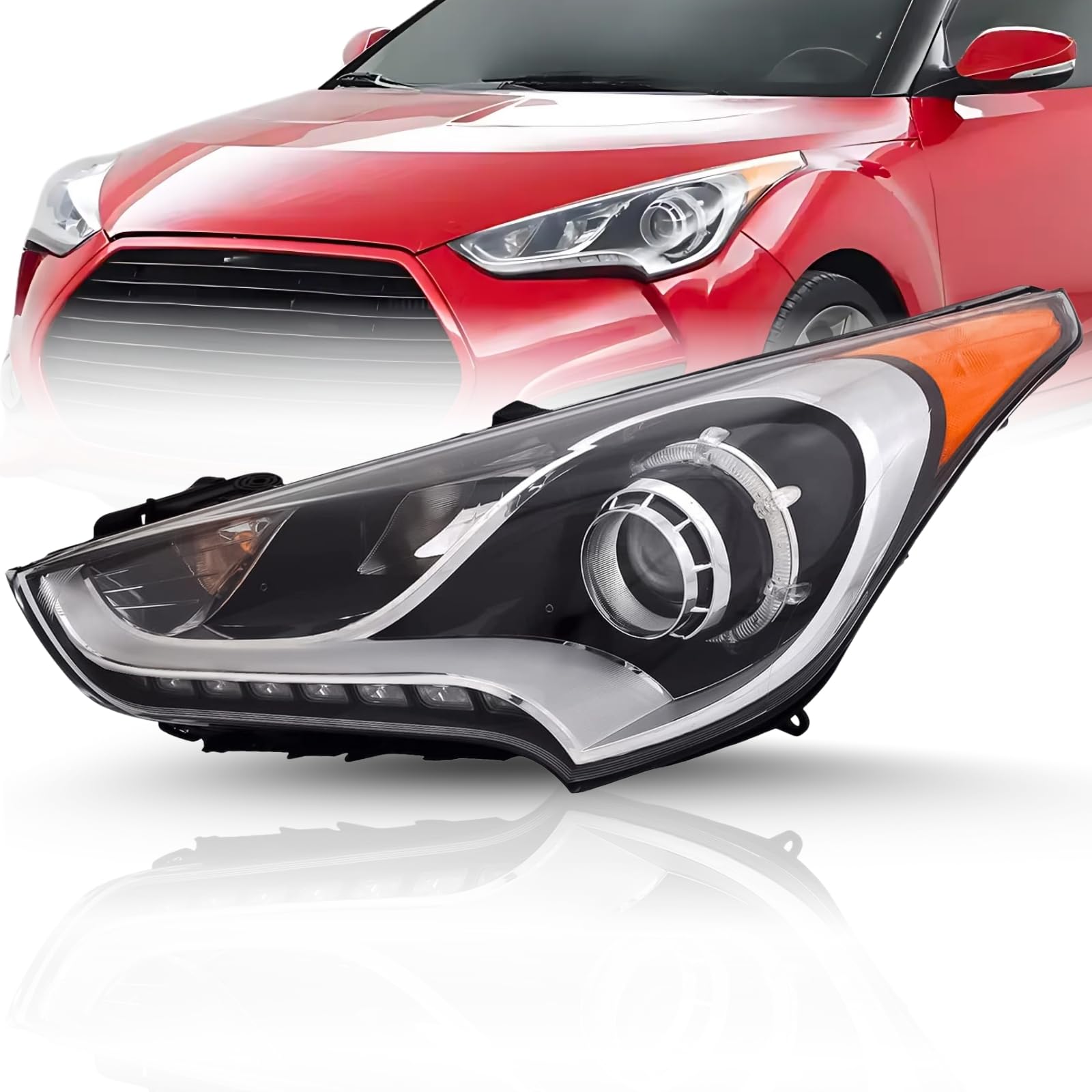 Amazon.com: ALLIGATOR AUTO LIGHTS Headlight Assembly Compatible
