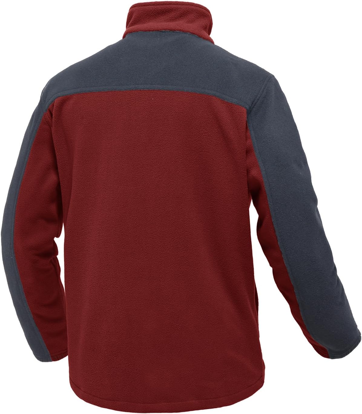 TBMPOY Men's Fleece Jackets Lightweight Full-Zip Fall Jacket Warm Winter Coats Outdoor Hiking with Pockets - Image 4