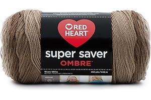 Mainstays Super Saver Ombre Yarn: Cocoa Delight for Cozy Creations