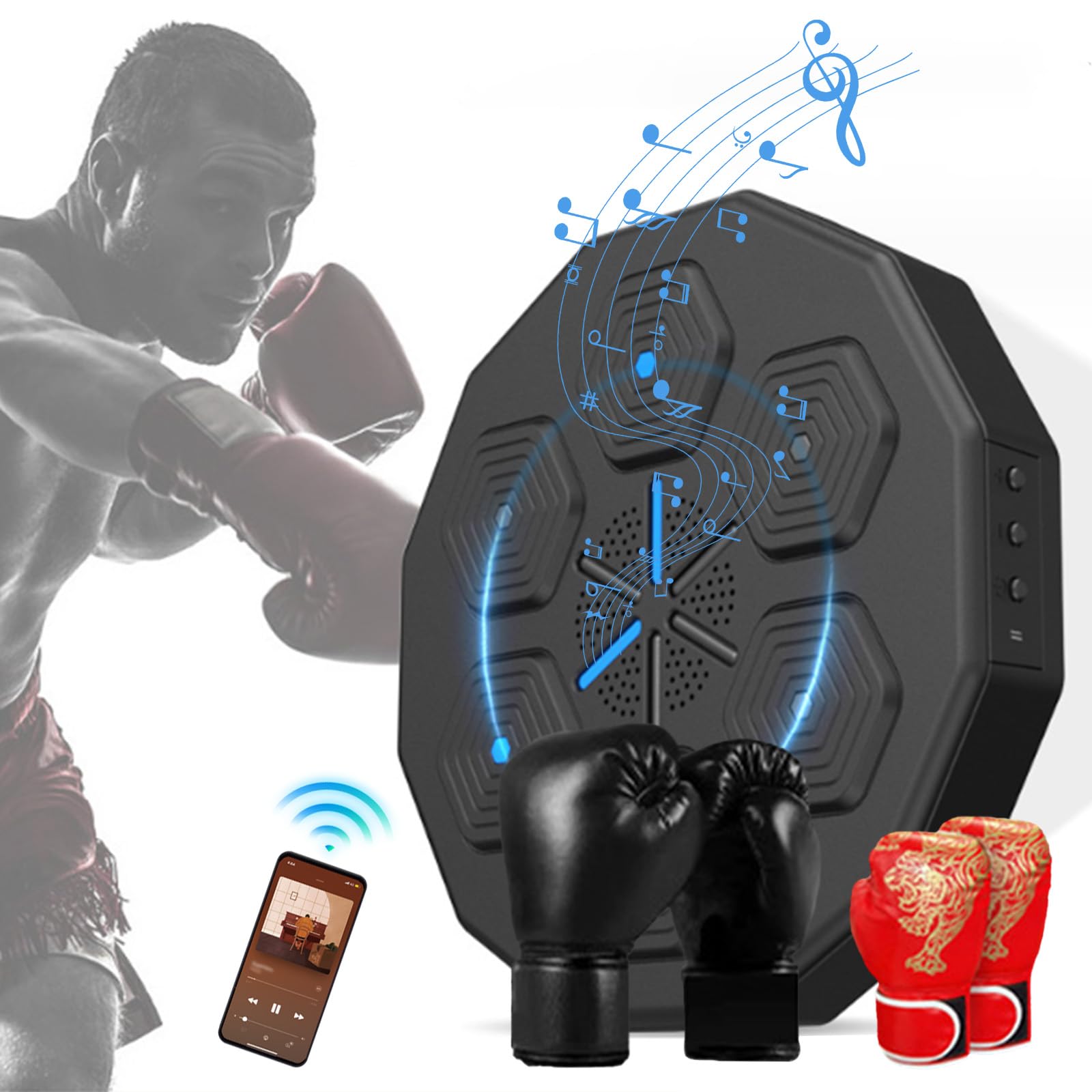 Amazon.co.jp: パンチングマシーン 壁掛け、Bluetooth