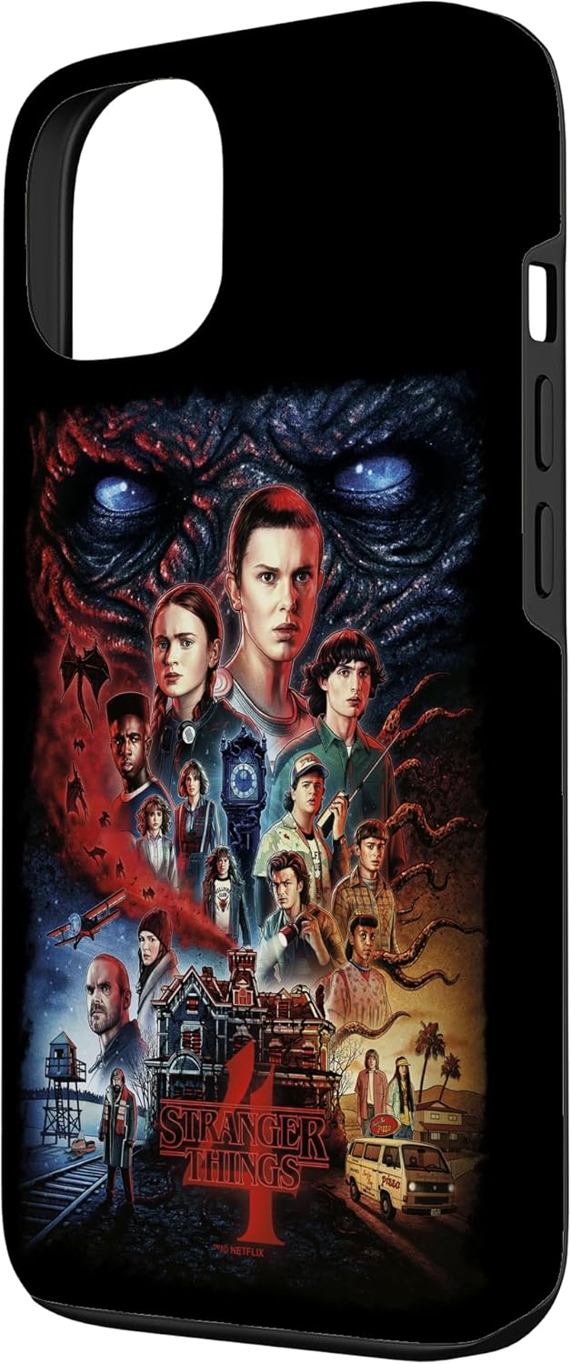 Stranger Things 4 Character Collage Poster Case for iPhone 13