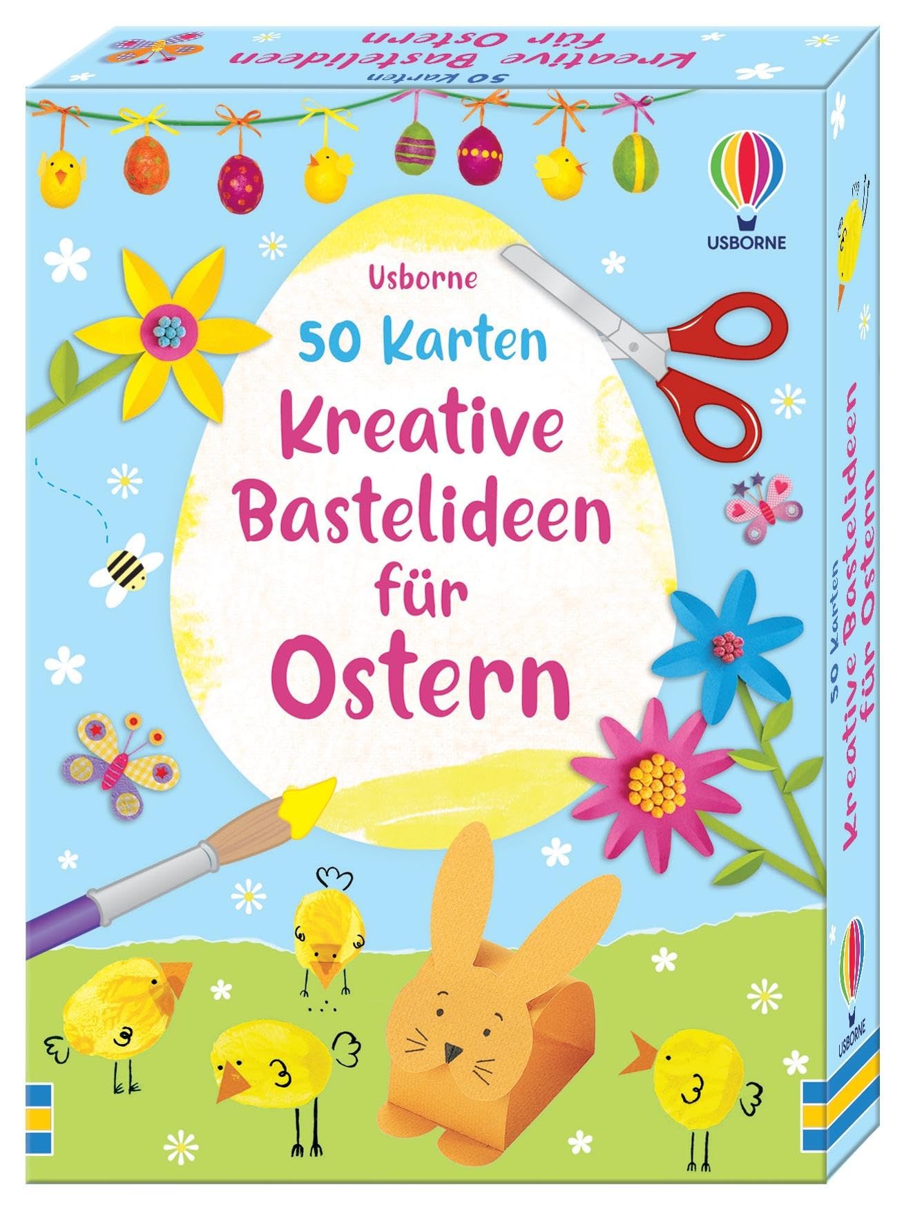 50 Karten: Kreative Bastelideen für Ostern: Box mit 50 Karten – viele Bastelanleitungen für die Osterzeit – für Kinder ab 6 Jahren (50-Karten-Reihe)