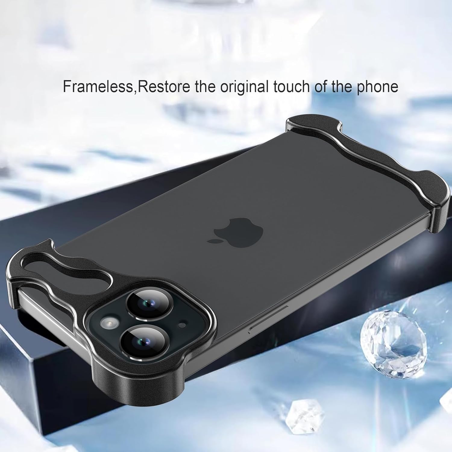 Phone Case Compatible with iPhone 14 Compatible with Lens Camera Protection, Frameless Minimalist Design, Extremely Highlighting Personality - Image 4