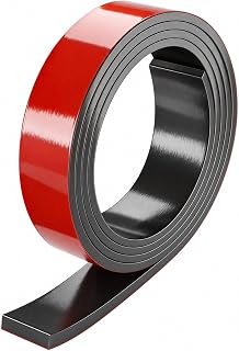 磁石 シート 強力 2m テープ 両面粘着 超強力 耐水性 ロール カット自由 (幅30mm×厚さ3mm×長さ2m)
