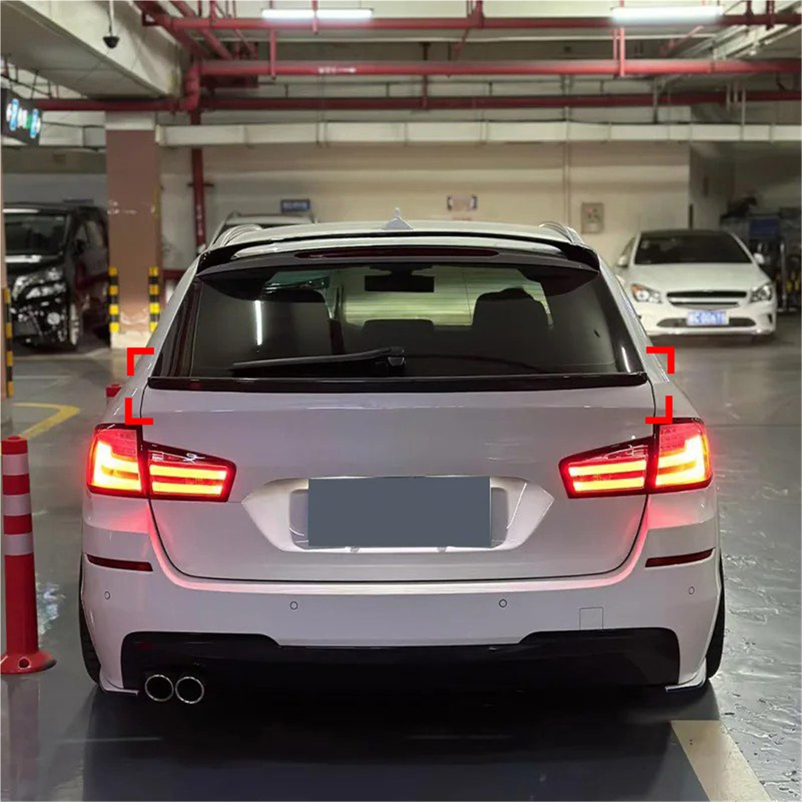 Dla B&MW Seria 5 F11 Touring Version 2012-2017 Lotka Tylny Spoiler Bagażnika Skrzydło Na Klapie Dekoracja Zewnętrzna Samochodu Spojler Tylny Trunk Wing