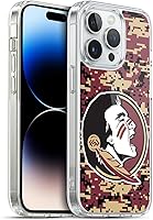 Vista 201 de Oficial Universidad Estatal de Florida FSU Soft Gel Case para iPhone de Apple 7 Plus/iPhone 8 Plus, Banner