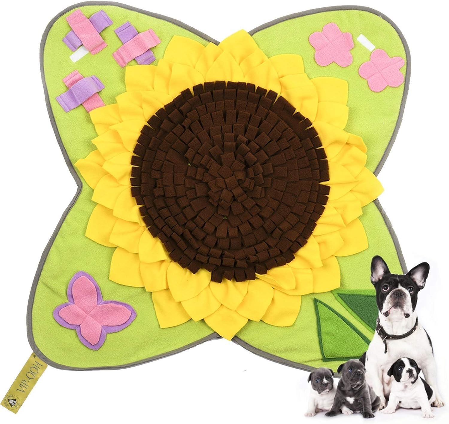 VIP-OOH Snuffle Mat for Dogs, Dog Puzzle Toys, Pet Large Feeding Mat, Nosework Training Mats Interactive Toys for Dogs, Durable Blanket…