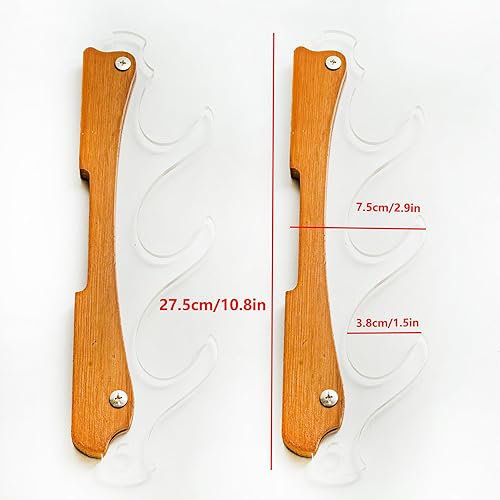 Miniatura 2 de Soporte de pared Katana de acrílico transparente para armas, soporte de pared para espada, soporte de espada samurái, soporte de exhibición