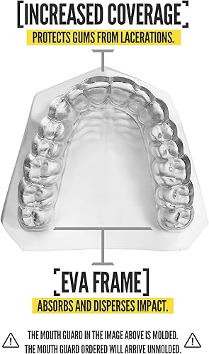 Miniatura 3 de Nxtrnd - Paquete de 2 protectores bucales clásicos deportivos, protector bucal de boxeo profesional delgado, protector bucal para adultos y jóvenes,