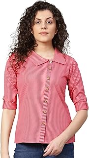 yash gallery Women's Cotton Flex Stripe Printed Regular Fit Straight Top for Women-picture-32
